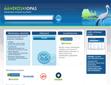 Tablet Screenshot of aanekoskiopas.com